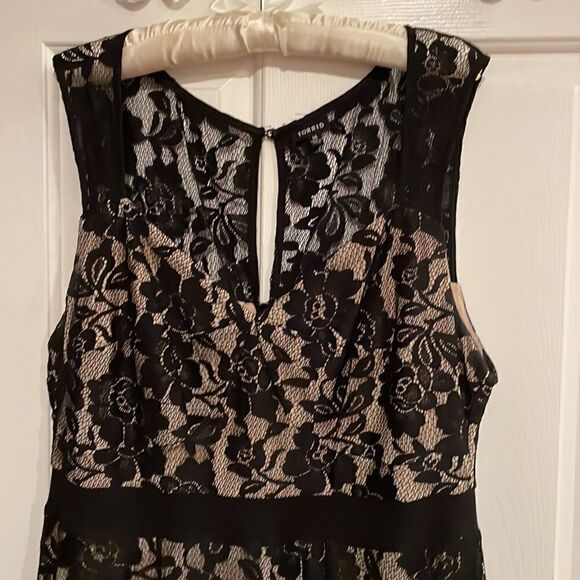 Torrid Black Lacey floral skater dress 🖤 - Picture 2 of 9